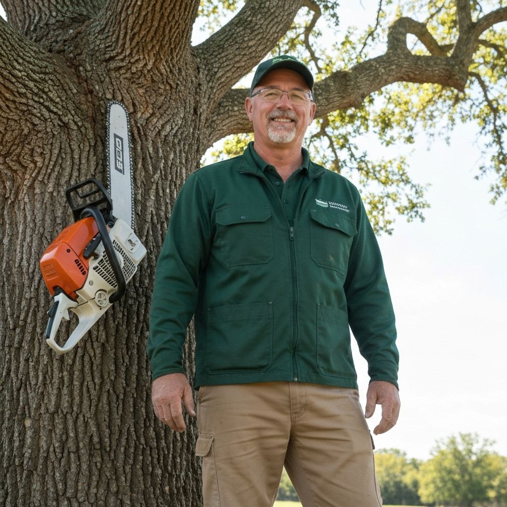 Professional arborist business owner
