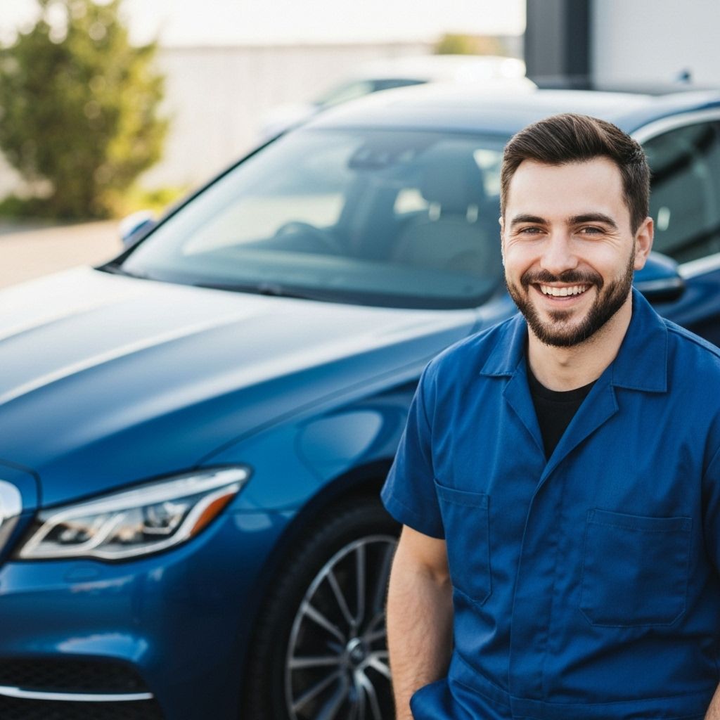 Professional car detailing business owner